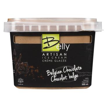 Belly Artisan Ice Cream Belgian Chocolate Ice Cream 500ml
