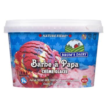 Brum's Dairy Crème glacée barbe à papa 1.5L