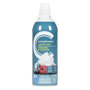 Compliments Whipped Cream Topping 20% M.F. 225g