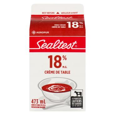 Sealtest Crème de table 18% M.G. 473ml