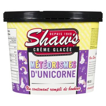 Shaw's Ice Cream Crème glacée météorismes d'unicorne 1.5L