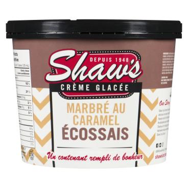 Shaw's Ice Cream Crème glacée marbrée au caramel écossais 1.5L