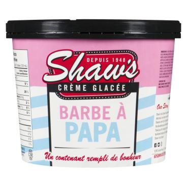 Shaw's Ice Cream Crème glacée barbe à papa 1.5L