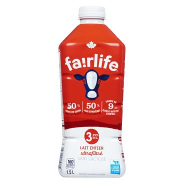 Fairlife Lait ultrafiltré entier sans lactose 3.25% M.G. 1.5L