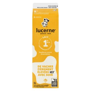 Lucerne Lait partiellement écrémé 1% M.G. 1L