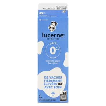 Lucerne Lait écrémé 0% M.G. 1L