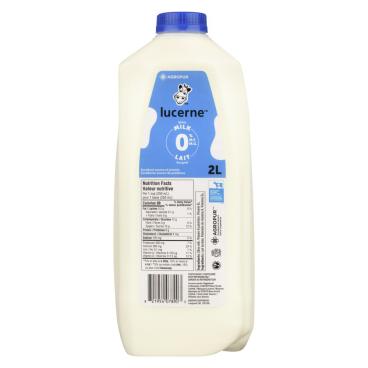 Lucerne Skim Milk 0% M.F. 2L