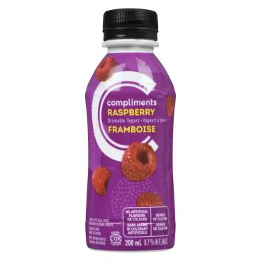 Compliments Raspberry Drinkable Yogurt 0.7% M.F. 200ml