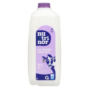 Nutrinor Nordic Partly Skimmed Milk 1% M.F. 2L