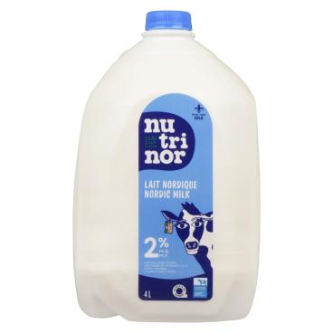 Nutrinor Nordic Partly Skimmed Milk 2% M.F. 4L