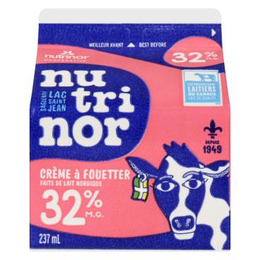 Nutrinor Crème à fouetter nordique 32% M.G. 237ml