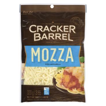 Cracker Barrel Mozza Shredded Cheese 320g