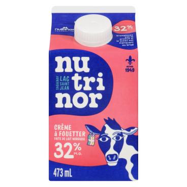 Nutrinor Crème à fouetter nordique 32% M.G. 473ml