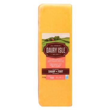 Dairy Isle Sharp Coloured Cheddar 2.4kg