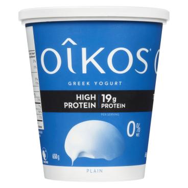 Oîkos Plain Greek Yogurt 0% M.F. 650g