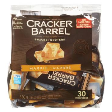 Cracker Barrel Marble Cheddar Snacks 650g