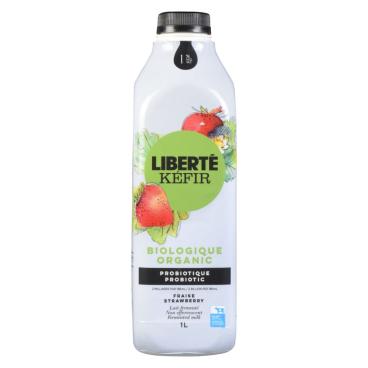 Liberté Organic Probiotic Strawberry Kefir 1L