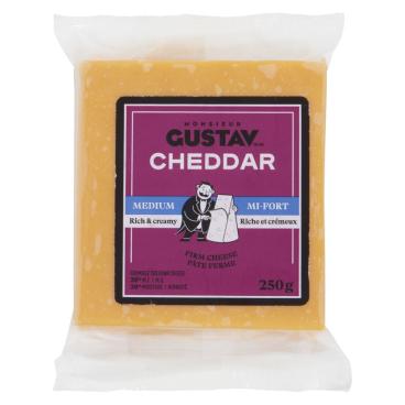 Monsieur Gustav Medium Coloured Cheddar 250g