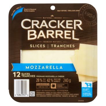 Cracker Barrel Mozzarella Slices 240g