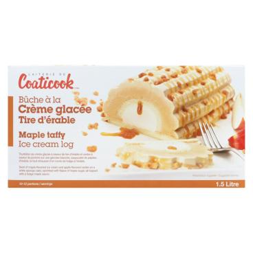 Coaticook Maple Taffy Ice Cream Log 1.5L