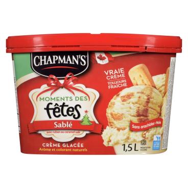 Chapman's Crème glacée sablés moments des Fêtes 1.5L