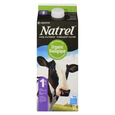 Natrel Organic Fine-Filtered Partly Skimmed Milk 1% M.F. 2L