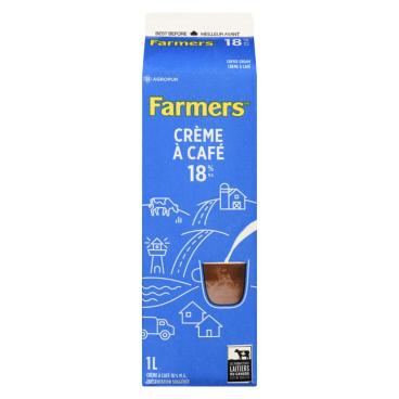 Farmers Crème à café 18% M.G. 1L