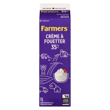 Farmers Crème à fouetter 35% M.G. 1L