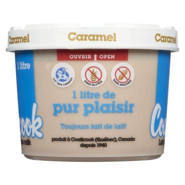 Coaticook Lait glacé à l'ancienne caramel 1L