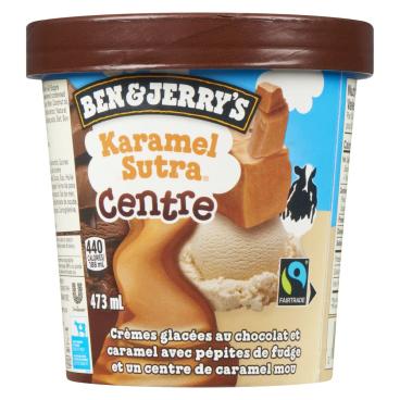 Ben & Jerry's Crème glace karamel sutra centre 473ml