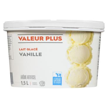 Valeur Plus Lait glacé vanille 1.5L