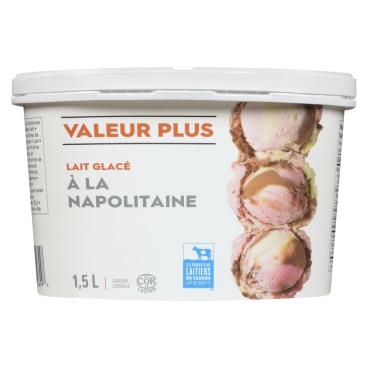 Valeur Plus Lait glacé napolitain 1.5L
