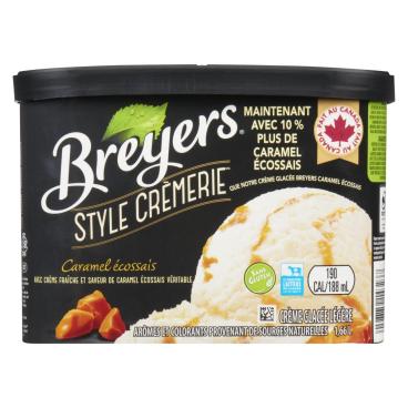 Breyers Crème glacée marbrée caramel écossais 1.66L