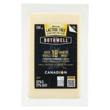 Bothwell Cheese Lactose Free White Cheddar Aged 18 Months 250g
