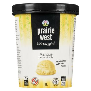 Prairie West Ice Cream! Crème glacée mangue 1L