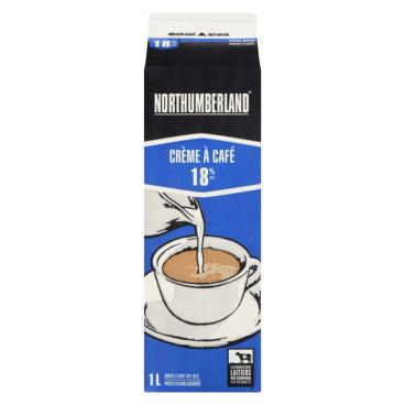 Northumberland Crème à café 18% M.G. 1L