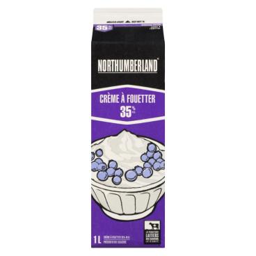 Northumberland Crème à fouetter 35% M.G. 1L