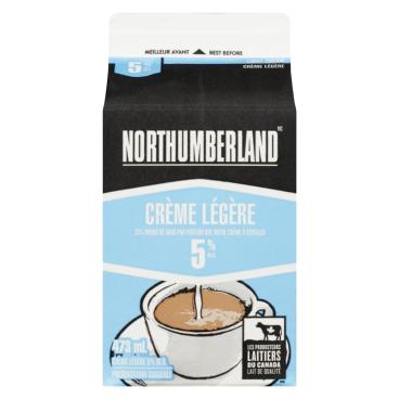 Northumberland Crème légère 5% M.G. 473ml