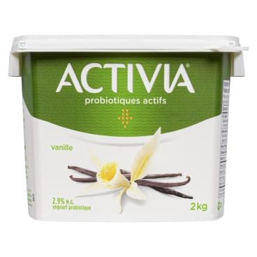 Activia Yogourt probiotique vanille 2.9% M.G. 2kg
