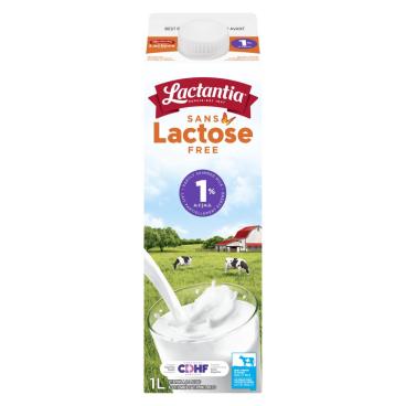 Lactantia Lactose Free Partly Skimmed Milk 1% M.F. 1L