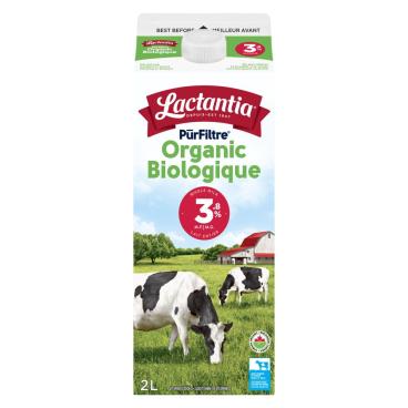Lactantia Organic Whole Milk 3.8% M.F. 2L