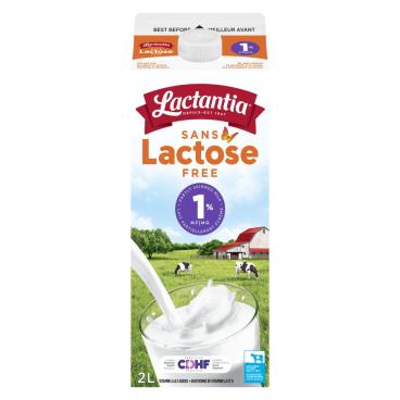 Lactantia Lactose Free Partly Skimmed Milk 1% M.F. 2L