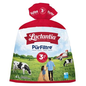 Lactantia Homogenized Milk 3.25% M.F. 4L