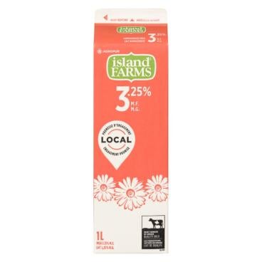 Island Farms Homogenized Milk 3.25% M.F. 1L