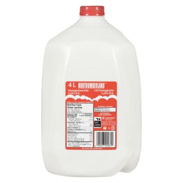 Northumberland Homogenized Milk 3.25% M.F. 4L