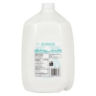 Northumberland Partly Skimmed Milk 1% M.F. 4L