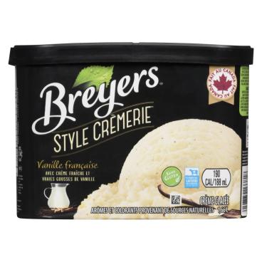 Breyers Crème glacée vanille française 1.66L