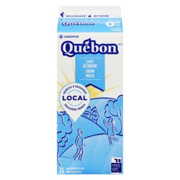 Québon Skim Milk 0% M.F. 2L