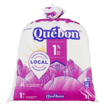 Québon Partly Skimmed Milk 1% M.F. 4L