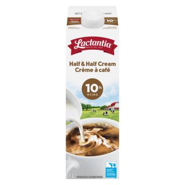 Lactantia Half & Half Cream 10% M.F. 1L